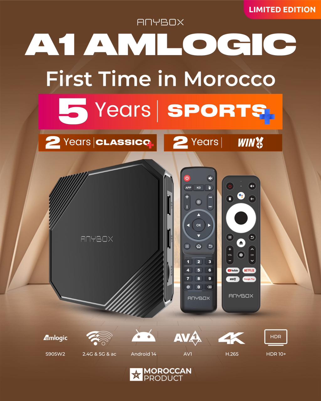 Anybox A1 Amlogic TV Box